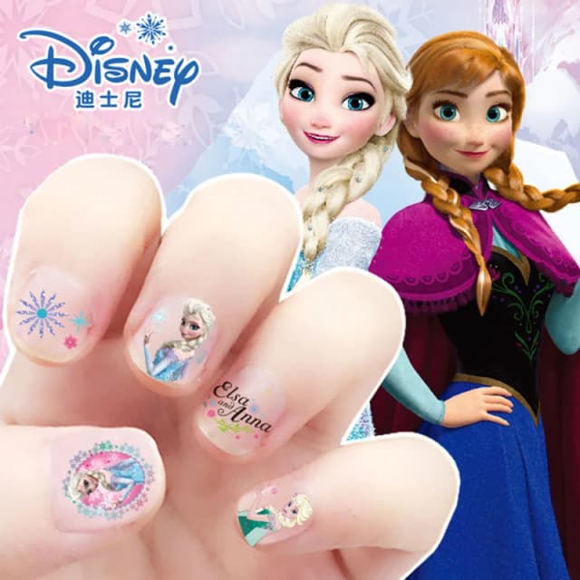Disney girls cartoon frozen Makeup Toy Nail Stickers Toy Princess Mickey Minnie Mouse dla dzieci prezent