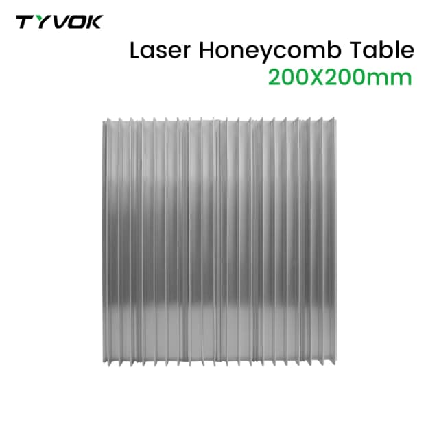 TYVOK Laserowa Mata Plastra Miodu 200x200mm Stół Roboczy do Grawerowania i Cięcia Laserowego Uniwersalny Stół Plastra Miodu do Laserowego Graweru