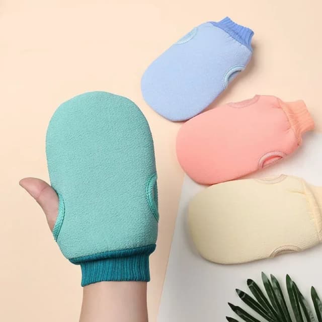 1szt Kąpiel do peelingu SPA Złuszczająca szczotka pod prysznic Peeling do czyszczenia ciała Rękawica do wycierania martwego naskórka Ręcznik pod prysznic Pianka do masażu ciała