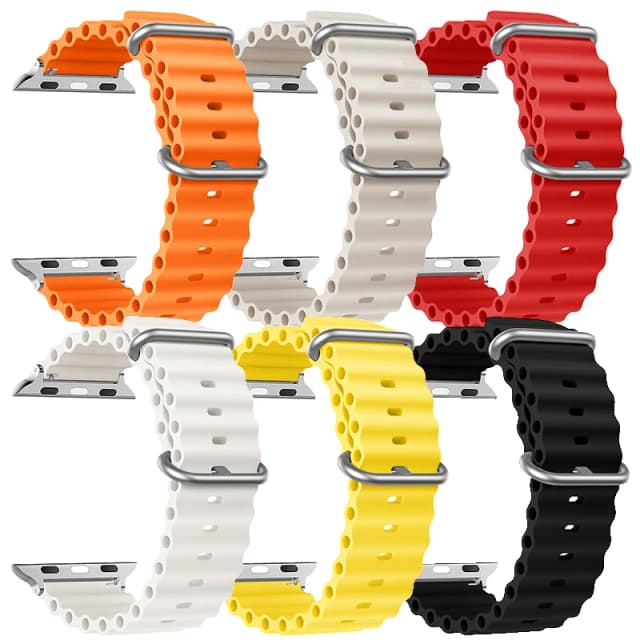 Paski do Apple Watch Band 44mm 40mm 45mm 49mm 41mm 42mm 38mm 46mm ocean bransoletka correa iWatch seria 7 6 3 se 8 Ultra 2 9 10