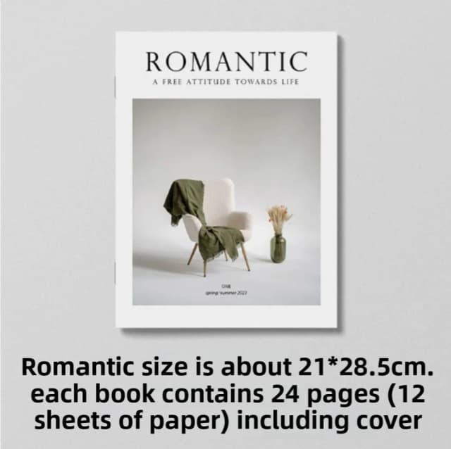 Ins Style Minimalistyczny angielski magazyn Tło Rekwizyty fotograficzne Fotografia uliczna Ozdoby do dekoracji u rodziny goszczącej