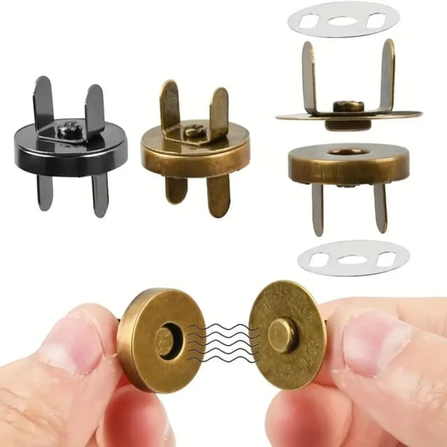 10 sztuk/paczka 14-18MM magnetyczne zatrzaski zatrzaski guziki torebka torebka portfel torby rzemieślnicze części akcesoria
