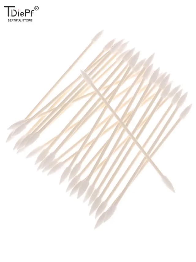 Cotonete descartável 8cm, 25 partes um saco