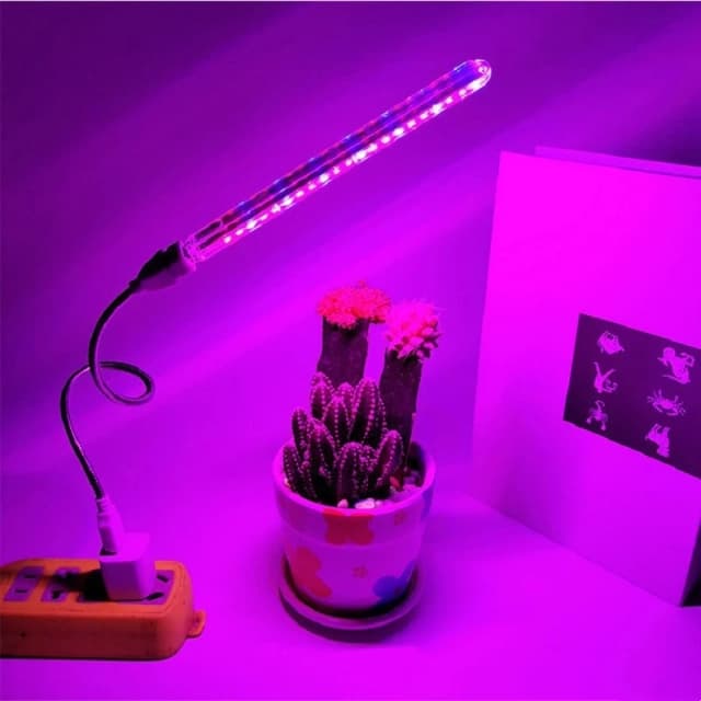 5V LED Grow Light Pełne spektrum lampy do roślin z elastycznym wężem Kryta szklarnia Phyto USB Lampa do sadzonek kwiatów Światło hydroponiczne