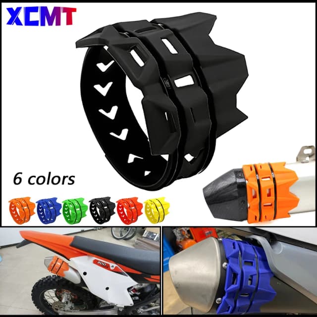 Osłona rury wydechowej do KTM EXC EXCF XC XCF XCW SX SXF TPI SIX DAYS 125 200 250 300 350 450 500 Universal