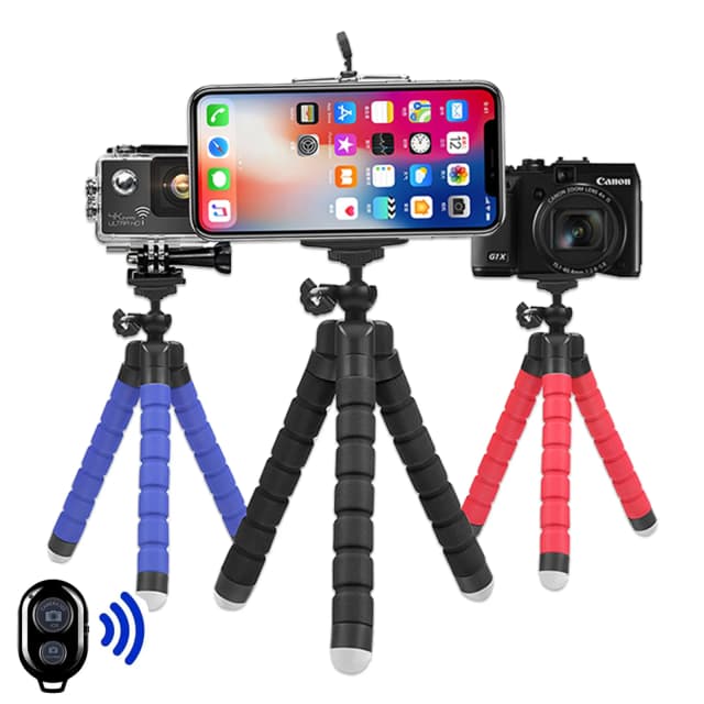 Do statywów Gopro Hero 11 10 9 8 7 Black MAX Flexible Mini Octopus Akcesoria do statywów Go Pro 6 5 YI Eken SJCAM DBPOWER AKASO