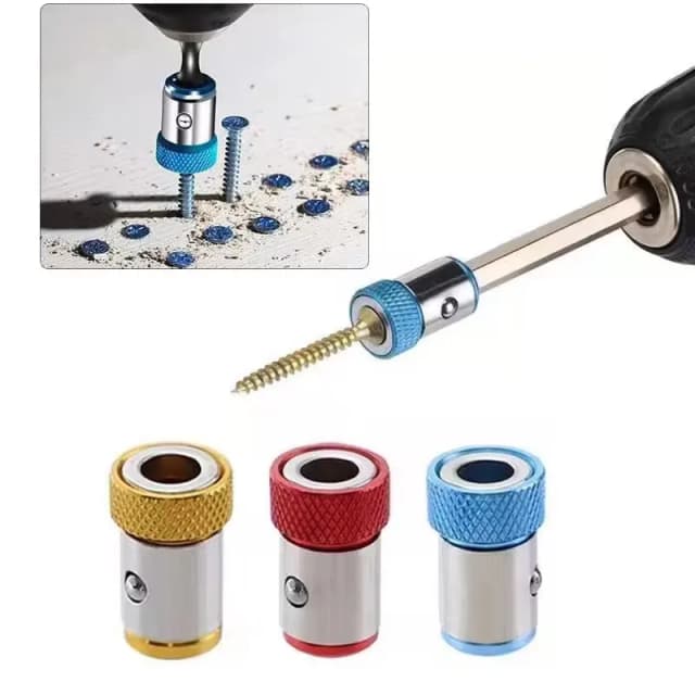 6.35mm uniwersalny pierścień magnetyczny stop pierścień magnetyczny wkrętak Bit antykorozyjny silny magnetyzer wiertło pierścień magnetyczny narzędzie