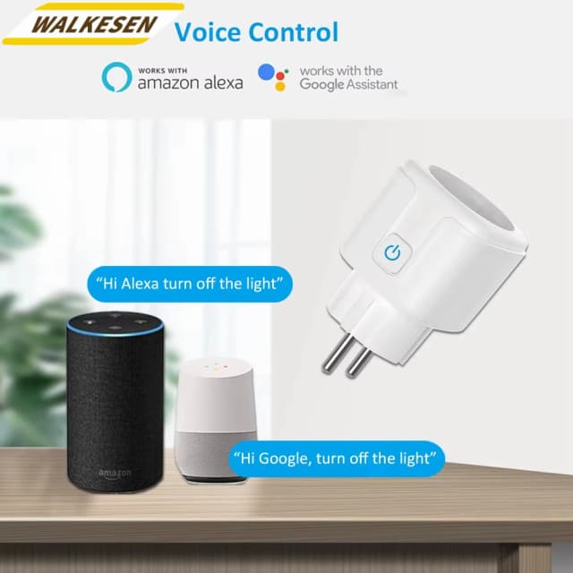 Wielofunkcyjne inteligentne gniazdo 20A/16A WIFI inteligentna wtyczka z monitorowaniem mocy sterowanie głosem w domu obsługa asystenta Google Alexa