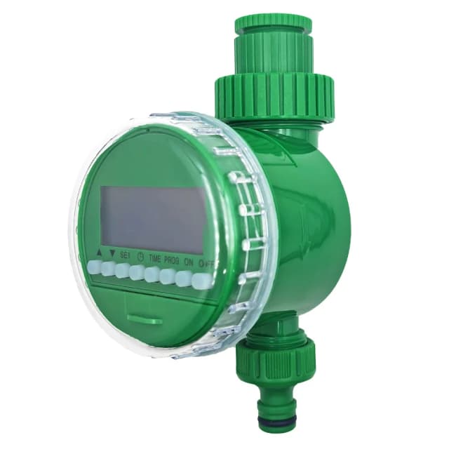 Elektroniczny programator podlewania ogrodu z wyświetlaczem LCD, automatyczny sterownik nawadniania, inteligentny zawór, urządzenie do sterowania podlewaniem.