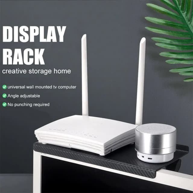 1pc biały/czarny zestaw pudełkek pod telewizor stojak zdalnego sterowania Router małe akcesoria wielofunkcyjna regulowane wieszak