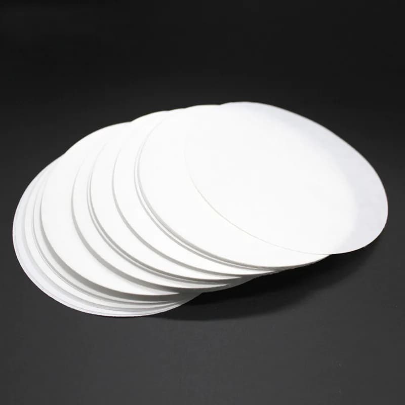 100 SZTUK/worek 7cm Papier filtracyjny laboratoryjny Okrągły jakościowy papier filtracyjny Średnio szybki lejek Papier filtracyjny