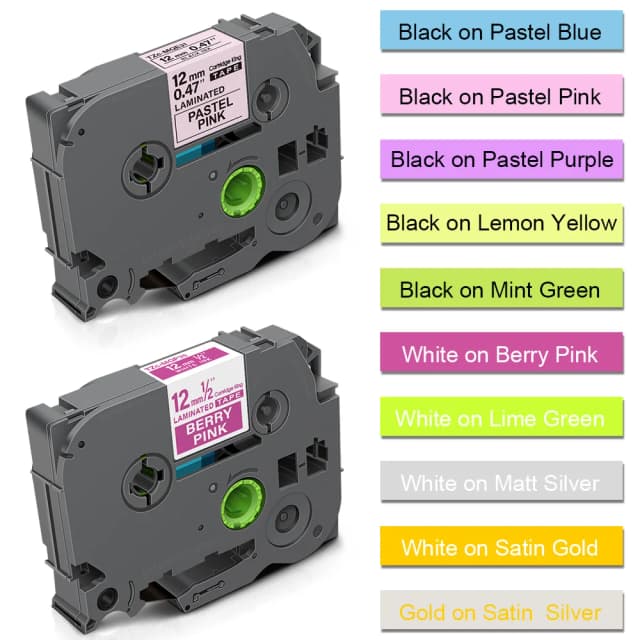 1PK 12mm kompatybilny z Brother P-touch TZe TZe231 TZe-MQP35 TZe-MQ531 TZe-MQE31 TZe-MQF31 taśma etykietowa do Brother PT Label Maker