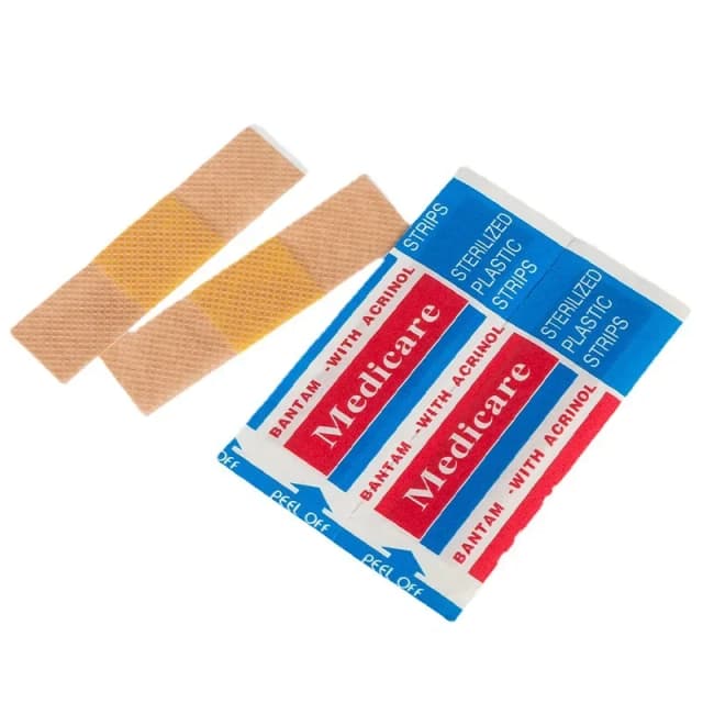 100 sztuk/zestaw bandaż awaryjna pierwsza pomoc bandaż tynk włóknina wodoodporna oddychająca sterylna pasta na rany plaster medyczny