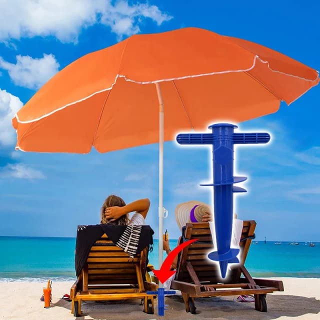 1-pak plastikowej wtyczki do parasola plażowego Podstawa widelca podłogowego Akcesorium