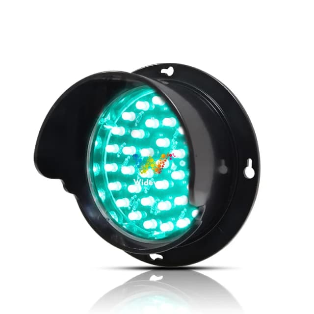 Dostosowywana lampa sygnalizacyjna LED z czerwonym, żółtym i zielonym światłem, moduł sygnalizacyjny LED, obudowa PC, DC 12V, 100mm