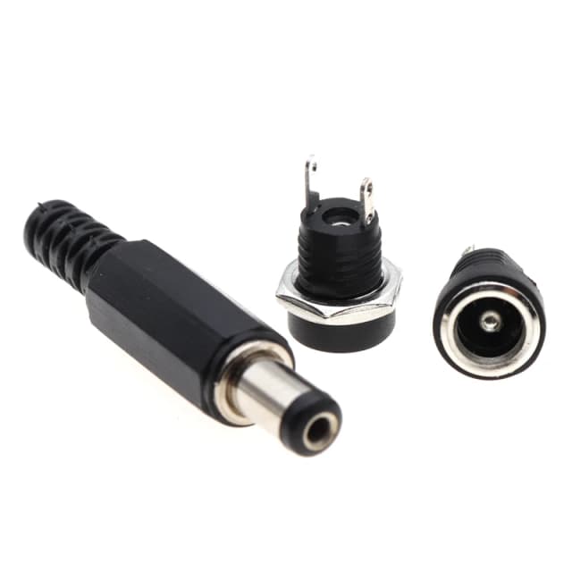 10 sztuk 5 par złącze zasilania prądem stałym Pin 2.1x5.5mm wtyk żeński Jack + wtyk męski Jack gniazdo Adapter DC-022B