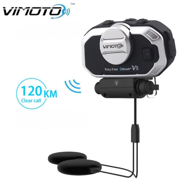 Zestaw słuchawkowy do kasku motocyklowego Easy Rider Vimoto V8 Wielofunkcyjny domofon kompatybilny z Bluetooth