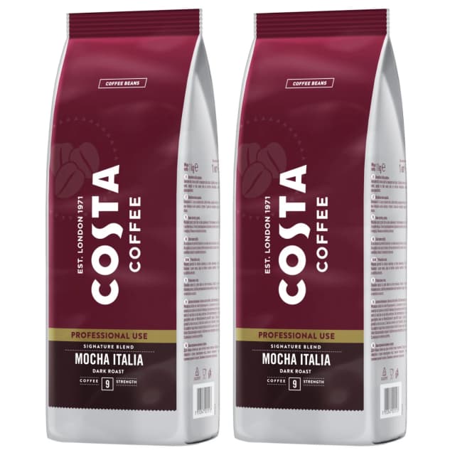 2x Kawa ziarnista COSTA COFFEE Pro Signature Dark Roast 1kg