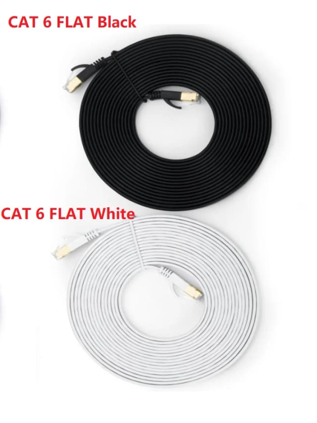 Kabel Ethernet Cat6 Gigabitowy szybki kabel internetowy 1000 Mb/s RJ45 Ekranowany przewód sieciowy LAN do laptopa Router PC PS5 4 Switch