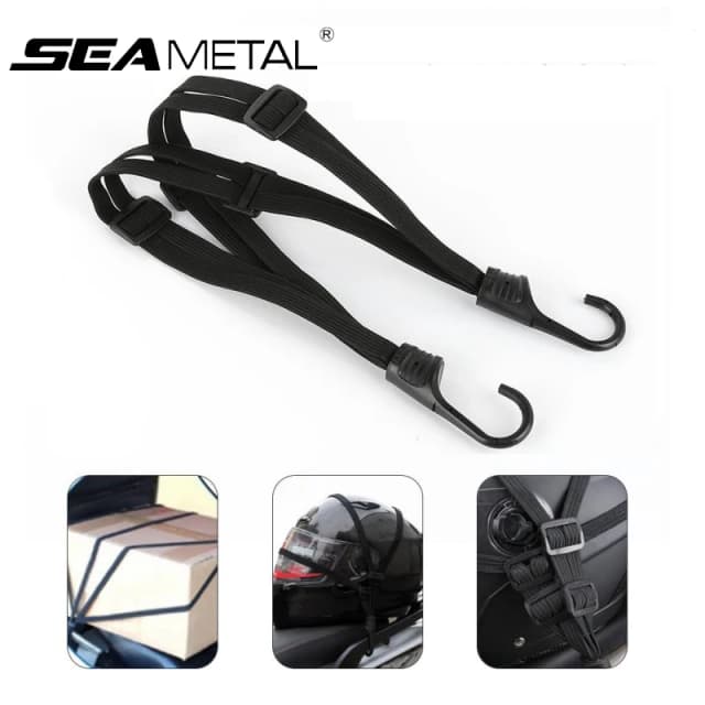 SEAMETAL elastyczna lina motocyklowa kask motocyklowy regulacja paska stałego Fix Rope 60cm/90cm