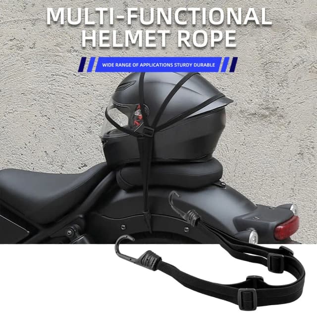 60cm pasek do bagażu motocyklowego kask stałe paski uniwersalna chowana elastyczna klamra lina motocykl trwały kask siatka bagażowa