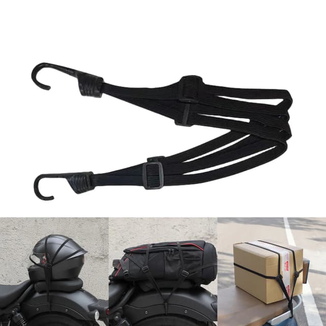 Paski do kasku motocyklowego Hak Paski bagażowe Wysuwana elastyczna lina Kask Motos Regulacja bagażu Mocowanie klamry Lina Akcesoria