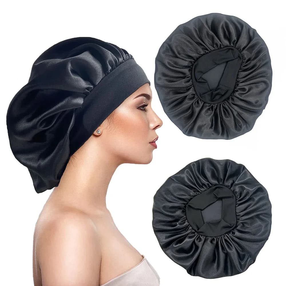 Nowo satynowa nocna czapka damska solidna czapka do spania czapka nocna do snu dla kobiet Unisex czapka