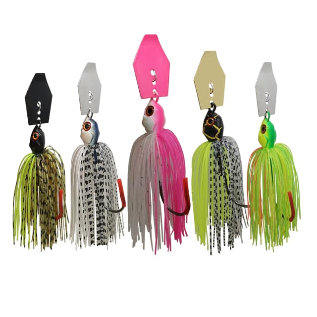 Mycena 7G/9G/11G/14G/21G połowów przynęty Chatter przynęty spinner przynęty ostrze Jig tancerz Buzzbait wobbler chatterbait dla bass szczupak ryby