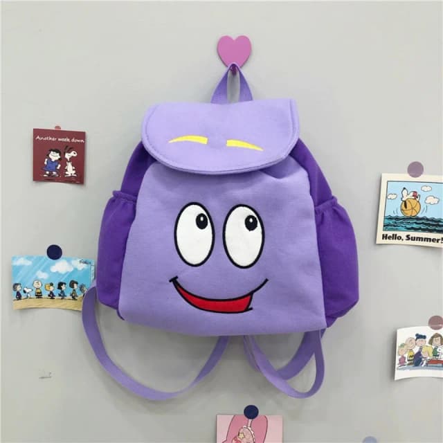 Plecak Dora Explorer Torba Ratunkowa z Mapą, Zabawki Przedszkolne Fioletowe Prezenty Świąteczne