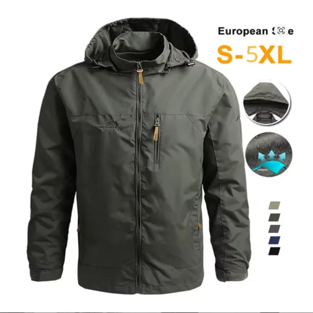 Duża rozmiarówka M-5XL, transgraniczna, jesienno-zimowa, outdoorowa, jednowarstwowa, wiatroodporna bluza z kapturem typu Stormtrooper, codzienna kurtka sportowa Stormtrooper, górska.