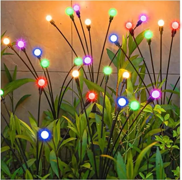 Solar Firefly Light Zewnętrzne oświetlenie słoneczne 6/8 LED Wodoodporna dekoracja ogrodowa Krajobraz Lampa słoneczna do ogrodnictwa na zewnątrz