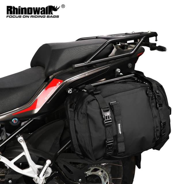 Rhinowalk Torba boczna motocykla Wodoodporna torba na tylne siedzenie 10L 20L 30L Wielofunkcyjny plecak Modyfikacja zderzaka Pakiet bagażu