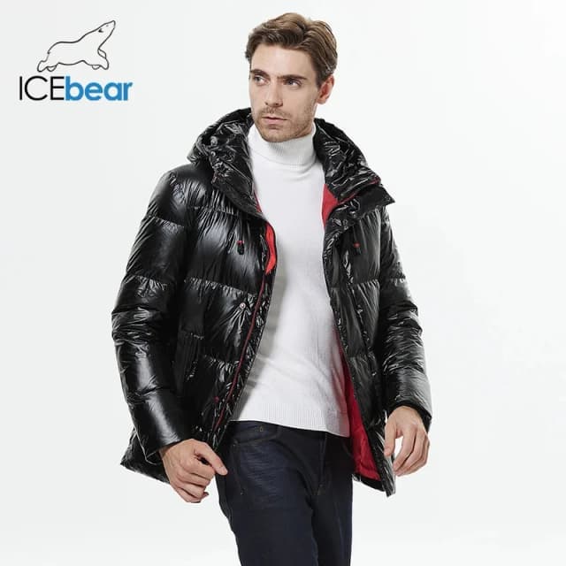 ICEbear jesienno-zimowa nowa męska casualowa kurtka puchowa z kapturem gruba i ciepła męska odzież zimowa MWY20867D 2023