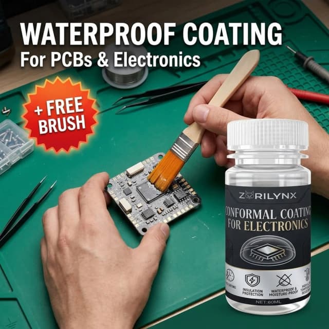 60ml Powłoka konformująca do elektroniki, przezroczysty lakier ochronny do płytek drukowanych PCB, wodoodporny uszczelniacz izolacyjny ZORILYNX