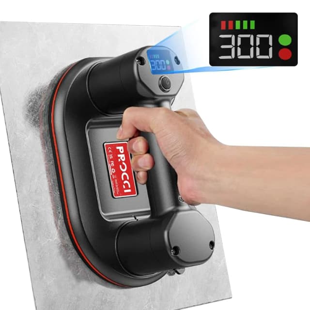 Inteligentny wyświetlacz Duża elektryczna przyssawka próżniowa 300KG Udźwig Wytrzymały podnośnik do szkła i płytek 4000mAh Przyssawki próżniowe Narzędzie do podnoszenia