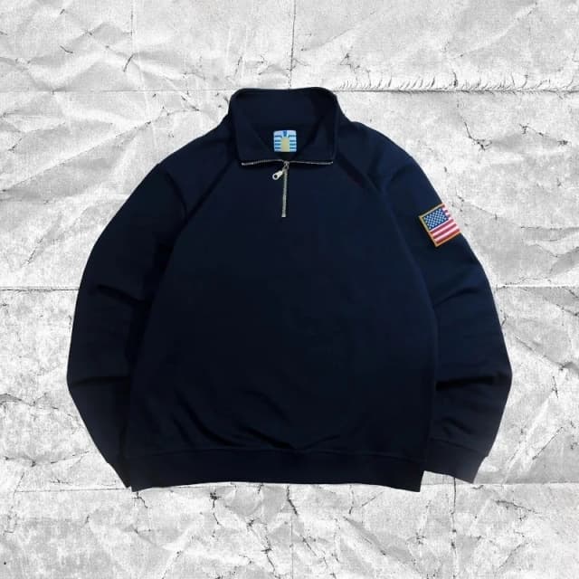 Bluza z kapturem Y2K Retro Quarterzip z haftem, amerykański styl vintage, old money, casual, streetwear, unisex, oversize, kurtka/płaszcz