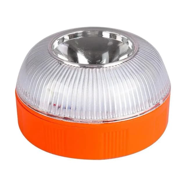 Magnetyczna lampka ostrzegawcza do samochodów - stroboskopowa lampa ostrzegawcza, sygnalizacja bezpieczeństwa pojazdu (bateria nie jest dołączona, V16)