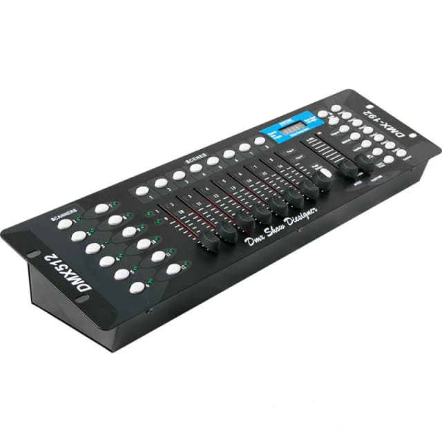 Najlepiej sprzedający się nowy kontroler 192 dmx światło sceniczne 512 dmx konsola kontroler dj sprzęt szybka darmowa wysyłka