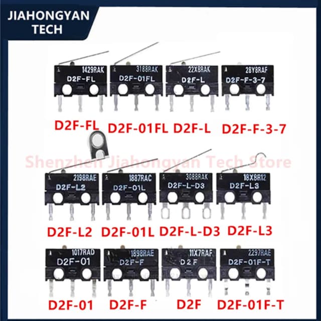 1SZT 2SZT 5SZT 10SZT Oryginalny mikroprzełącznik skokowy D2F-L L2 L3 01L L-D3 01F-T FL 01FL L D2F-F-3-7 D2F-5 5L D2F-F D2F-01F-T
