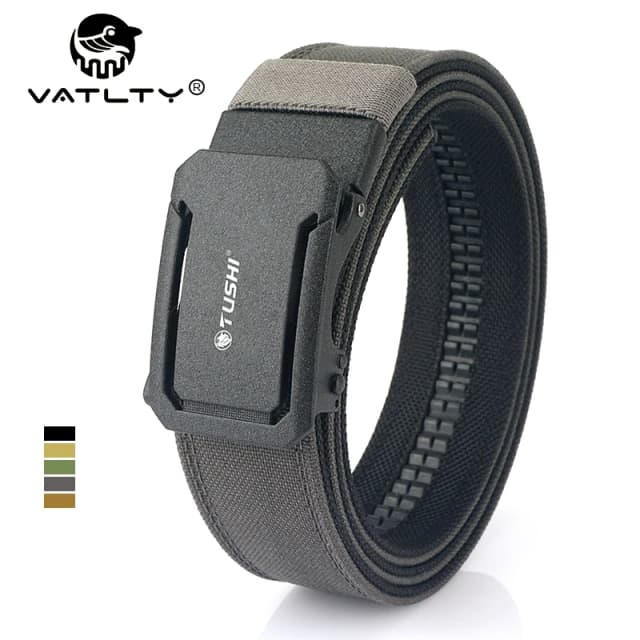 VATLTY Nowy pas wojskowy dla mężczyzn, wytrzymały nylon metalowy automatyczna klamra Police Duty Belt Taktyczny pas zewnętrzny IPSC Akcesoria