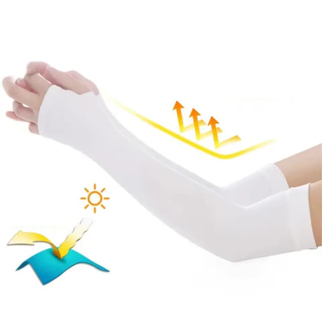 Outdoor UV Solar Arm Cover dla mężczyzn i kobiet jeżdżących Cool Ice Silk Elastyczny pokrowiec na ramię do jazdy na lato z filtrem przeciwsłonecznym