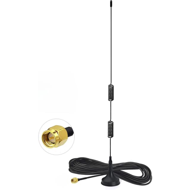 Antena odbiornika ADS-B 1090MHz 6dBi z podstawą magnetyczną do radia programowanego (RTL SDR) dla lotnictwa, tuner USB typu dongle.