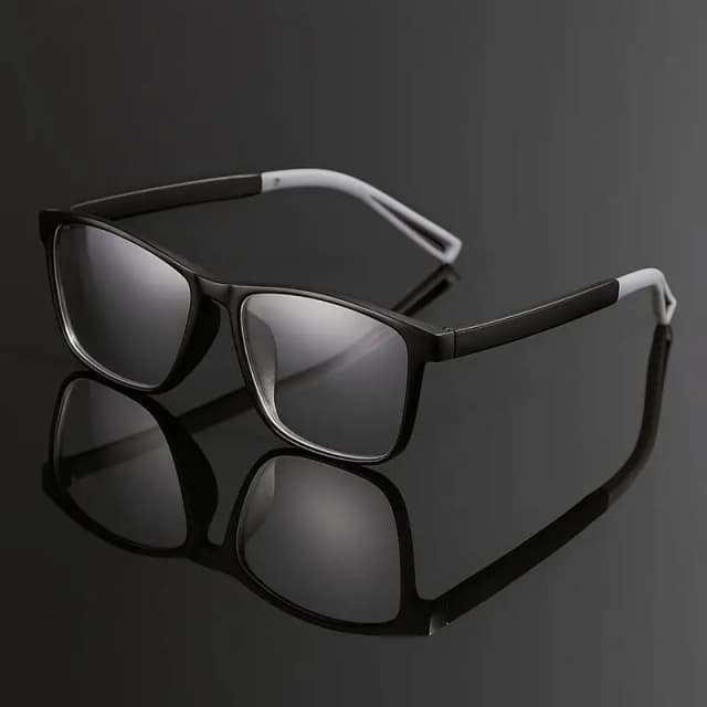 1 szt. Okulary do czytania męskie TR90 +1.00 do +4.00 Korekcja Lekkie Okulary Komputerowe z Pełną Oprawką PC do Ekranów Cyfrowych na Starczowzroczność Rel
