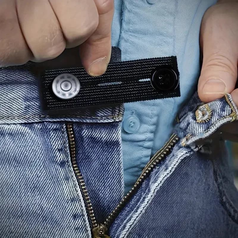 5 szt. Przedłużacze do spodni, pasy do talii unisex, do obcisłych spodni, jeansów, spódnic, ciążowe guziki, haczyki, akcesoria do szycia DIY