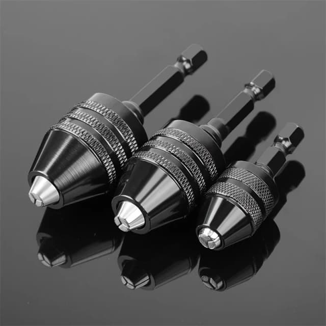 JENTORIX 0.3mm-8.0mm Mini Bezkluczykowy Uchwyt Wiertarski Elektryczny Adapter Kołnierza Wiertarskiego Przedłużka Uchwytu Śrubokręta Mocowanie 1/4" Hex