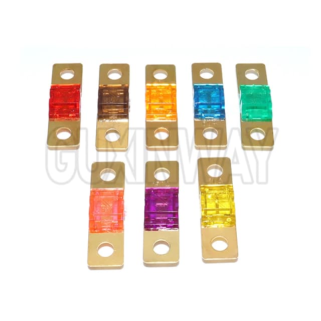 5 szt. bezpieczników ANS FUSE ANL 20A 30A 40A 50A 60A 70A 80A 100A 125A 150A 175A, pozłacane bezpieczniki sztyftowe, mini bezpieczniki audio stereo AFS