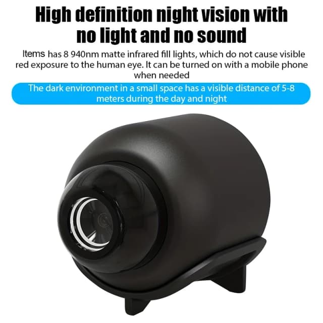 Nowa mini kamera 2024 X5 Inteligentna mini kamera WiFi 2,4G Domowy kryty noktowizor Ochrona bezpieczeństwa Rejestrator wideo