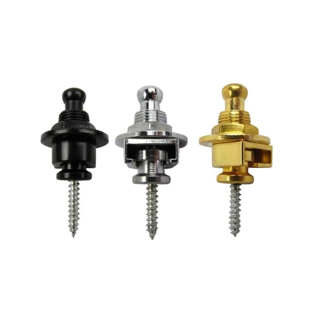 Przyciski paska gitarowego Szpilki 1/2 SZTUK 3 kolory do wyboru Metalowe zamki paska gitarowego Metalowe przyciski paska zabezpieczającego Metalowe szpilki końcowe