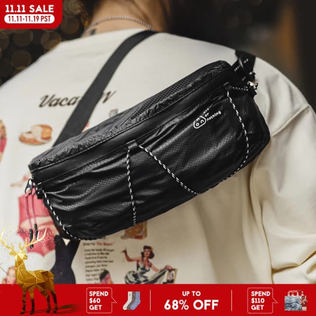 Maden Unisex Style Taktyczna regulowana czarna torba na ramię Outdoor Waist Pack Motocyklowa torba na klatkę piersiową do jazdy na rowerze Podróżna portmonetka