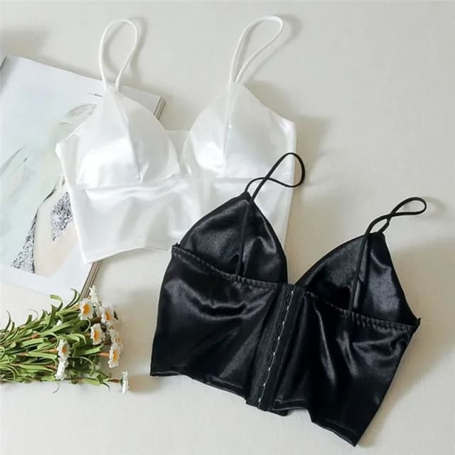 Moda damska Lady Casual topy Tube opaska na klatkę piersiową bielizna Bandeau czarny biały owinięty pasek na klatkę piersiową bielizna z miseczkami na piersi